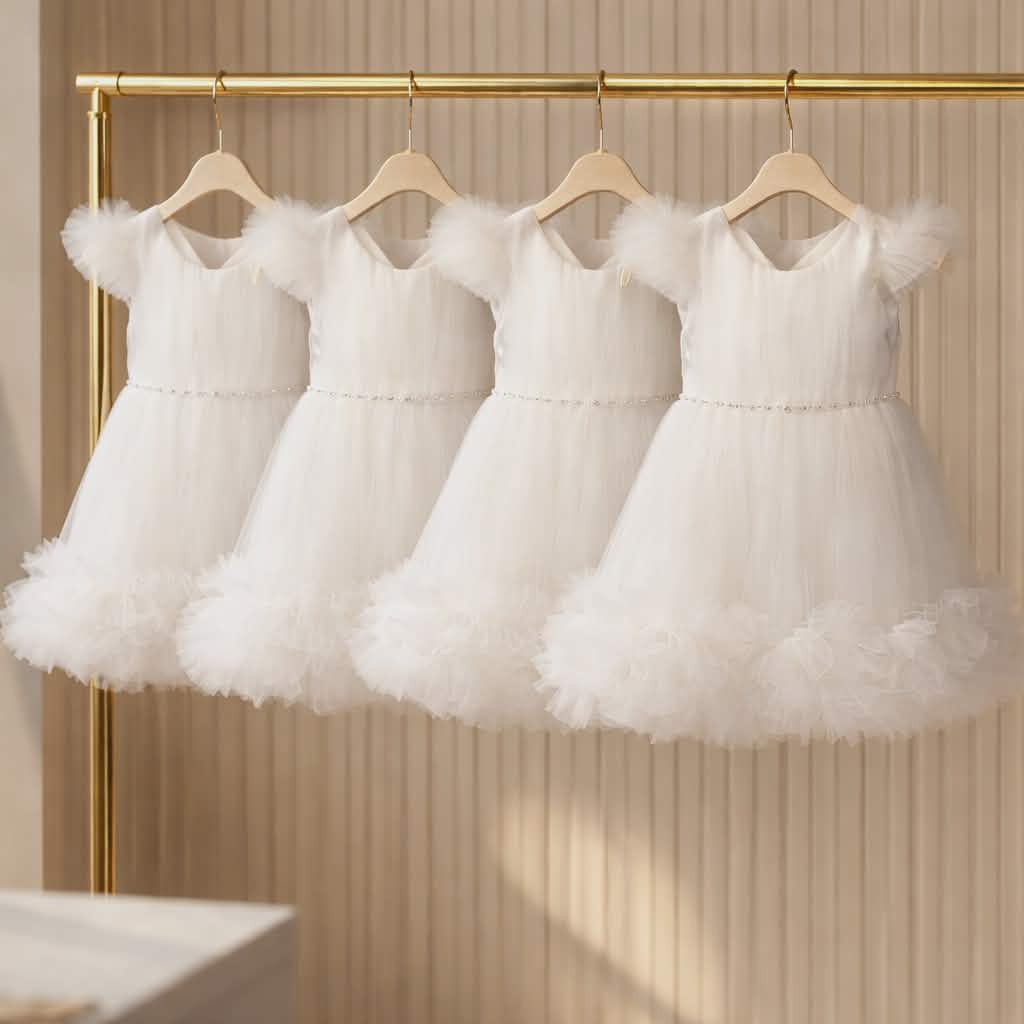 Pink Tulle Princess Dress