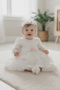 Baby Girl 4-Piece Set-Dress,Shoes,Headband & Tights